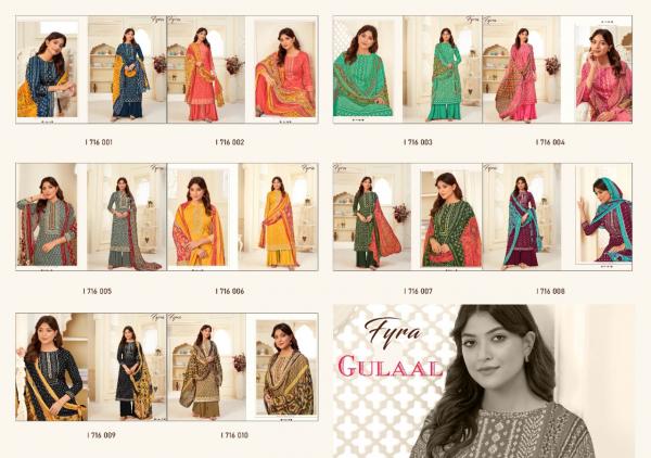 Fyra Gulaal Designer Cotton Digital Printed Salwar 